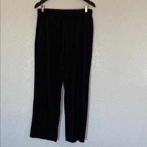 PAPAGALLO Black Velvet Pants